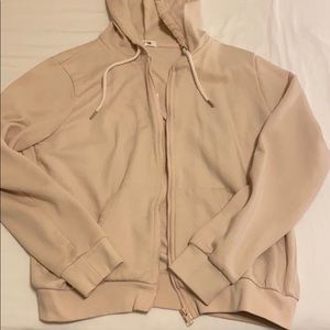 GARAGE pink zip up hoodie